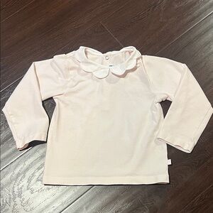 Jacadi Long Sleeve Top in Soft Cream